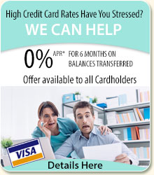 High credit card rates have you stressed? we can help